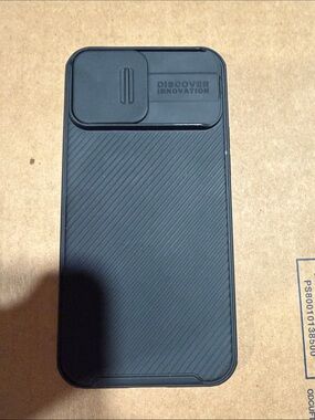 Nanette Lepore Black Sliding Camera Cover Phone Case iPhone 13 Pro Max